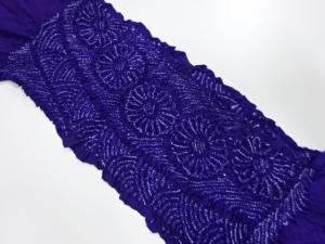 正絹　絞り　帯揚げ